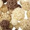 36 Pcs Wicker Rattan Balls Decorative Balls for Centerpiece Bowls Orbs Vase Fillers for Halloween Fall Craft, Wedding Party, Potpourri Decoration, 4 Sizes (White, Wood Color, Light Tan, Coffee)